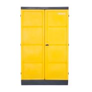212183W - Armoire de sécurité Polystore en polyéthylène avec 4 étagères inox et bac de rétention_1