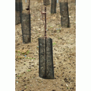 Manchon de dissuasion - 14 cm, 50 cm, Bleu, 40g/ml, 8x8 mm - Protection des jeunes plants contre les rongeurs - Réf. 141701 - Marque Intermas_1