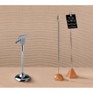 Porte étiquette métal - 10cm - Lot de 2 - chromé_1