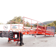 Rampe de chargement mobile hydraulique AZ RAMP STAR OTC - Capacité 8T à 20T - Pente douce 10% et options polyvalentes_1