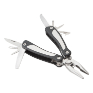 Pince multifonctions en inox - 9 fonctions avec pochette en polyester - Couleur noir_1