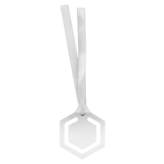 Marque-page en acier inoxydable avec ruban argenté - Carte de vœux en papier sur mesure avec impression numérique_1