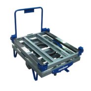 Base roulante ergonomique à plateau rotatif 360° - Manutention de palettes et caisses grillagées - Charge jusqu'à 900 kg_1