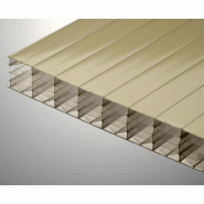 Plaque polycarbonate alvéolaire 32 mm anti-chaleur_1