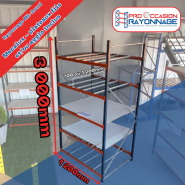 Rack Mi-lourd - Hauteur 3000mm, Longueur 1200mm, Profondeur 700 ou 1200mm - Mecalux M7_1