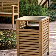 Wellspring litter - Poubelle publique en teck - 23