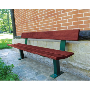 Banc bois et acier robuste - Modèle Pagode - Réf : 299444.Gpro.Chec_1