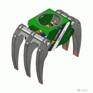 Pinces pour couper les restes des arbres - Fravizel - Double fonction de coupe et de débardage - Ref.: 86_1