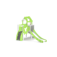 Structure multi-activités métallique chlorophylle - remise LD1BPMET3500 - Ludoparc - pour enfants de 1,5 à 6 ans_1
