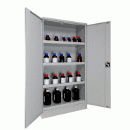Armoire de sécurité produits dangereux haute 2 portes 240 L - AL305 - Gris_1