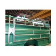 Bétaillère pose à terre - remorque bétaillère - largeur intérieure 2.25m - caisse étanche - essieu freiné hydraulique_1