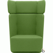 Fauteuil Softline Basket- 1 place - Feld vert 848, Haut_1