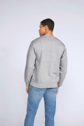 Sweat-shirt col rond DryBlend - 50% coton / 50% polyester - Réf: GI12000 - Marque Gildan - Molleton intérieur gratté et anti-boulochage_1