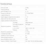 Zlp800 - Nacelle suspendue Success - Charge nominale 800kg avec moteur 1.8kW_1