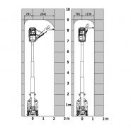 90 v'air nacelle élévatrice articulée - manitou - hauteur de travail 9m_1