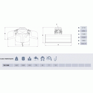 Bennes preneuses pour grues TGC1000 - Intermercato - ouverture 2,11 m, poids 663 kg, usage intensif_1
