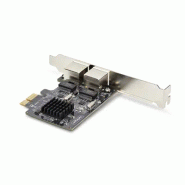 Carte Réseau PCIe Gigabit à  2 Ports, Carte NIC PCI Express 10/100/1000Mbps, Double Realtek RTL8111H,_1