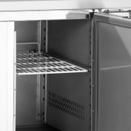 Comptoir à pizza GN1/1 GP92 Inox L900mm 16442 TEFCOLD_1