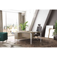 Fauteuil de direction ergonomique en cuir pleine fleur - soutien lombaire 2D - accoudoirs 4D - THEBOSS_1