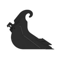 Godet d'excavation-mini-pelle - caterpillar finance france - 700 mm (28 in) - capacité 168 l - poids 66 kg_1