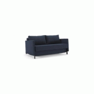 Innovation Living - Canapé design convertible avec accoudoirs Cubed 02 Arms - Lit 160x200 cm - Tissu Mixed Dance Blue_1