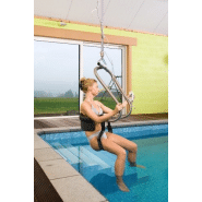 Lève-personne handicapé avec systèmes de rails et moteur plafonniers idéal pour une utilisation autonome - handi-move_1