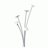 Porte manteau design gris et blanc FESTY_1