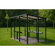 Abri fumeurs Medium+ 3.75 m Abri fumeurs Medium+ 3.75 m