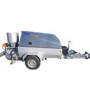 Alpha Z3 Styropor 260 Pompe à Chape - BMS Worker - Moteur 3 Cylindres Deutz 36,5 kW à 2600 U/min - Cuve 260 L - Solution 2-en-1 pour Polystyrène et Chape_1