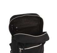 Sac à dos style urbain avec poignées - Kimood - 100% coton, matelassé - Réf: KI0186_1