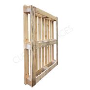 Palette standard mi lourde -  1200 x 1000 - MLD - 5 semelles - 6 / 7 planches - Disponible en recyclée ou neuve_1