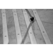 Tactiguide inox - bande de guidage - sma - tactifrance - dimensions: 1000 * 30 * 4 mm
