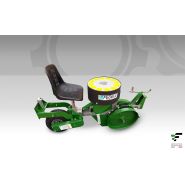 Fast - Planteuse semiautomatique Fedelemario - Distance 24 à 40 cm - Distributeur rotatif horizontal à 12 ou 9 godets_1