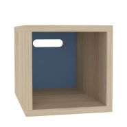 Meuble Kubobook - Cube de rangement à assembler pour crèches et collectivités - Fond plein MDF - 260x260x400mm