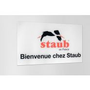 Panneau d'enseigne d´entreprise ou d´administration en plexiglas - direct signaletique - 420 x 600 mm_1