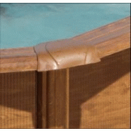 Piscine ovale acier 6,34m x 3,99m x h: 1,22m - imitation bois - filtration à sable - renforts apparents_1