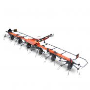 Faneuses traînées TE6583T-TE8511T Kubota Europe - largeur de travail 8,30m à 11,00m - boîtiers à bain d'huile sans entretien_1