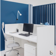 Bureau d'accueil droit Tera MDD - Élégant et économique - 206, Noyer_0