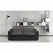 Canapé convertible Night Express 120 cm - Matelas 14 cm en mousse polyuréthane - Gris Graphite_1