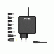 Port Designs 900093B-EU chargeur d'appareils mobiles Ordinateur portable, Universel Noir Secteur Int_1