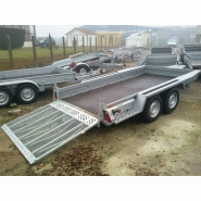 Remorque porte engin brenderup 3,5 t, 5,62m - 2 essieux_1