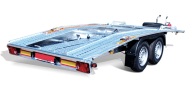 Remorque porte voiture-plateau - 4,00 X 2,00 M - 2700 KG - TA-NO SWISS 40.27_1