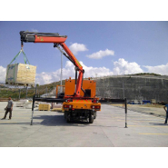 UNIMOG rail-route grue Mercedes-Benz bras de grue charges transport chantier maintenance tramway_1