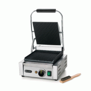 Grill de contact modèle simple complètement rainuré 220x230mm HENDI_1