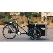 Triporteur électrique Nihola Cargo Open - Moteur Bafang 250W - 180L - Porte en aluminium_1