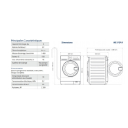 Lave-linge professionnel myPRO WE170P Electrolux - capacité 8 kg - idéal pour petites structures_1