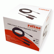 ROLINE Câble prolongateur actif USB 3.2 Gen 1, noir, 15 m_1