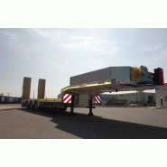 Semi-remorques porte-engins MAXTRAILER MAX 100 - 3 essieux SAF - 50T - véhicule neuf en stock - réf. 9002_1