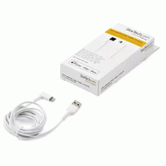 StarTech Cble USB-A vers Lightning Blanc Robuste 2m_1