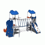 Structure de jeux inox 2 tours - Gamme Primo Dino PRD292 pour enfants de 2 à 8 ans_1
